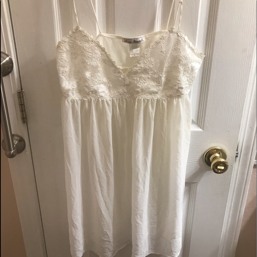 Cream colored lingerie